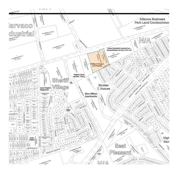 6111 Sheriff Rd, Capitol Heights, MD à louer - Plan cadastral - Image 2 de 2