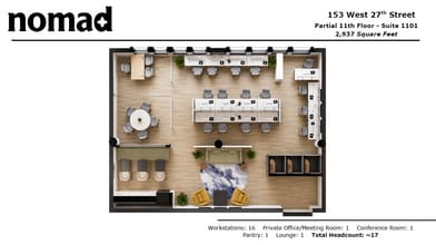 153 W 27th St, New York, NY for lease Floor Plan- Image 1 of 4