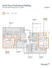 2817 S Mayhill Rd, Denton, TX à louer Plan d’étage- Image 1 de 1