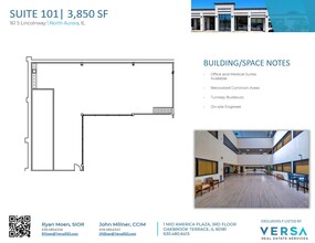 161 S Lincolnway, North Aurora, IL à louer Plan d  tage- Image 1 de 1