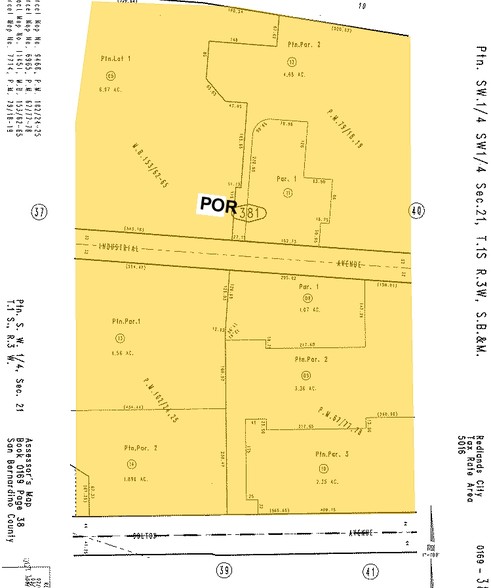 1402-1460 Industrial Park Ave, Redlands, CA for lease - Plat Map - Image 2 of 3