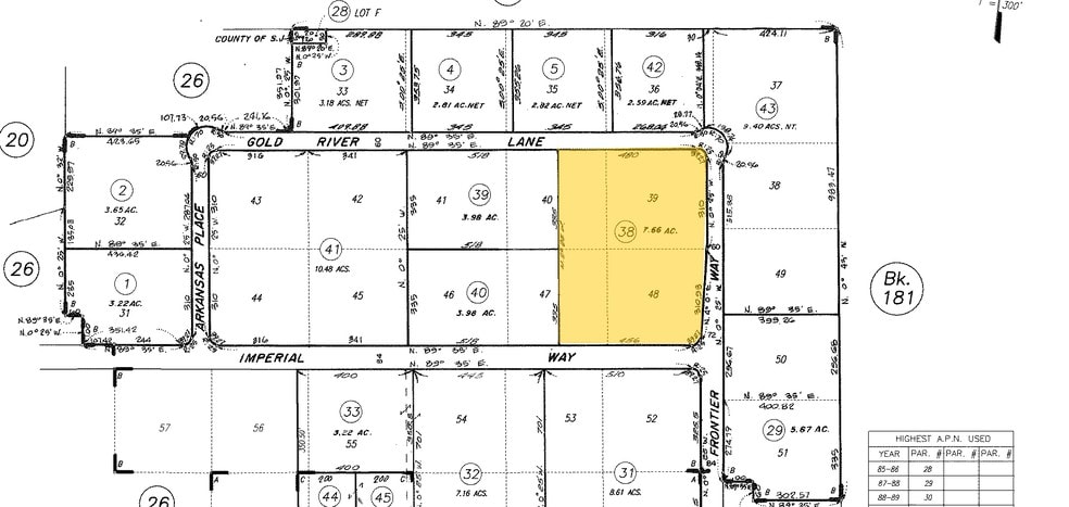 4547 Frontier Way, Stockton, CA à vendre - Plan cadastral - Image 3 de 10