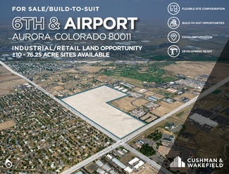 Plus de détails pour 6th & Airport Blvd, Aurora, CO - Industriel à louer