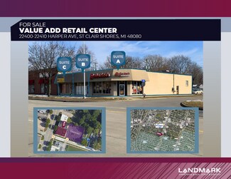 Plus de détails pour 22400-22410 Harper Ave, Saint Clair Shores, MI - Commerce de détail à louer