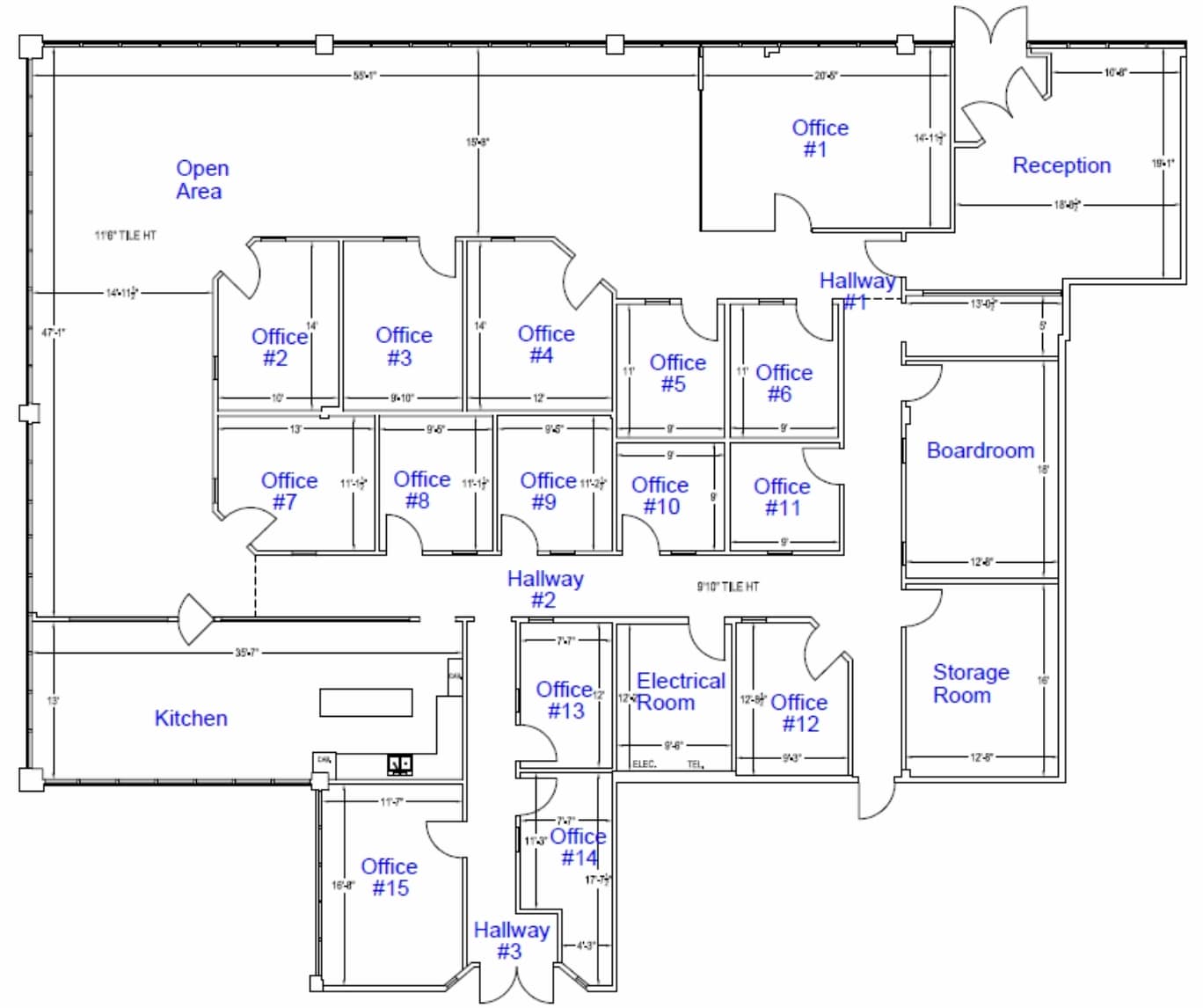 50 Ronson Dr, Toronto, ON for lease Floor Plan- Image 1 of 6