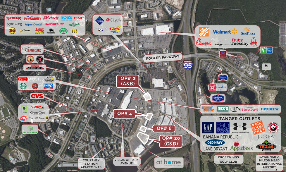 Tanger Outlets Blvd, Pooler, GA for sale - Aerial - Image 1 of 1