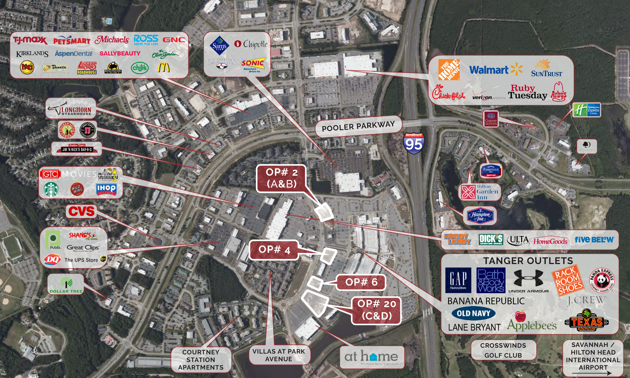 Tanger Outlets Blvd, Pooler, GA for sale Aerial- Image 1 of 1