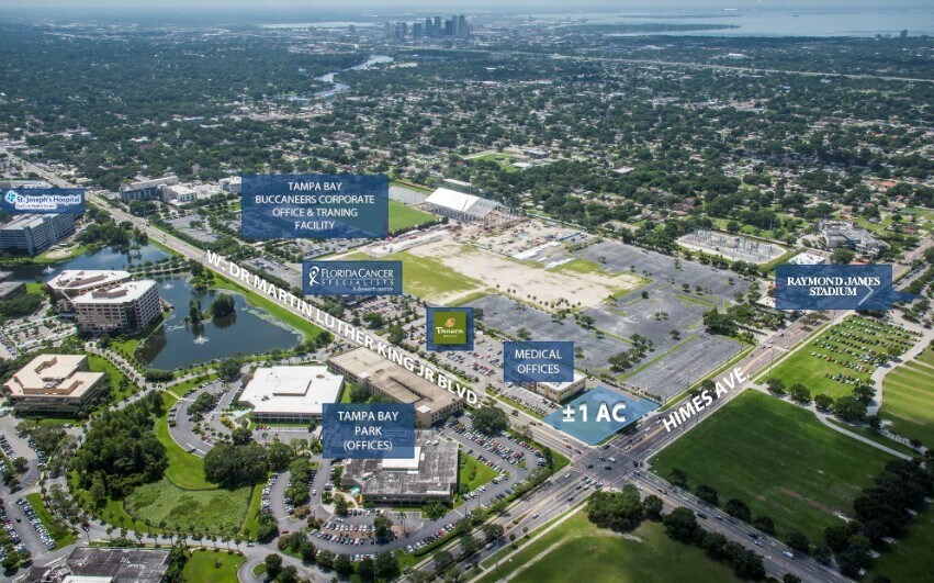 SEC W M.L.K. Jr. Blvd & Himes Ave, Tampa, FL à louer - Aérien - Image 3 de 4