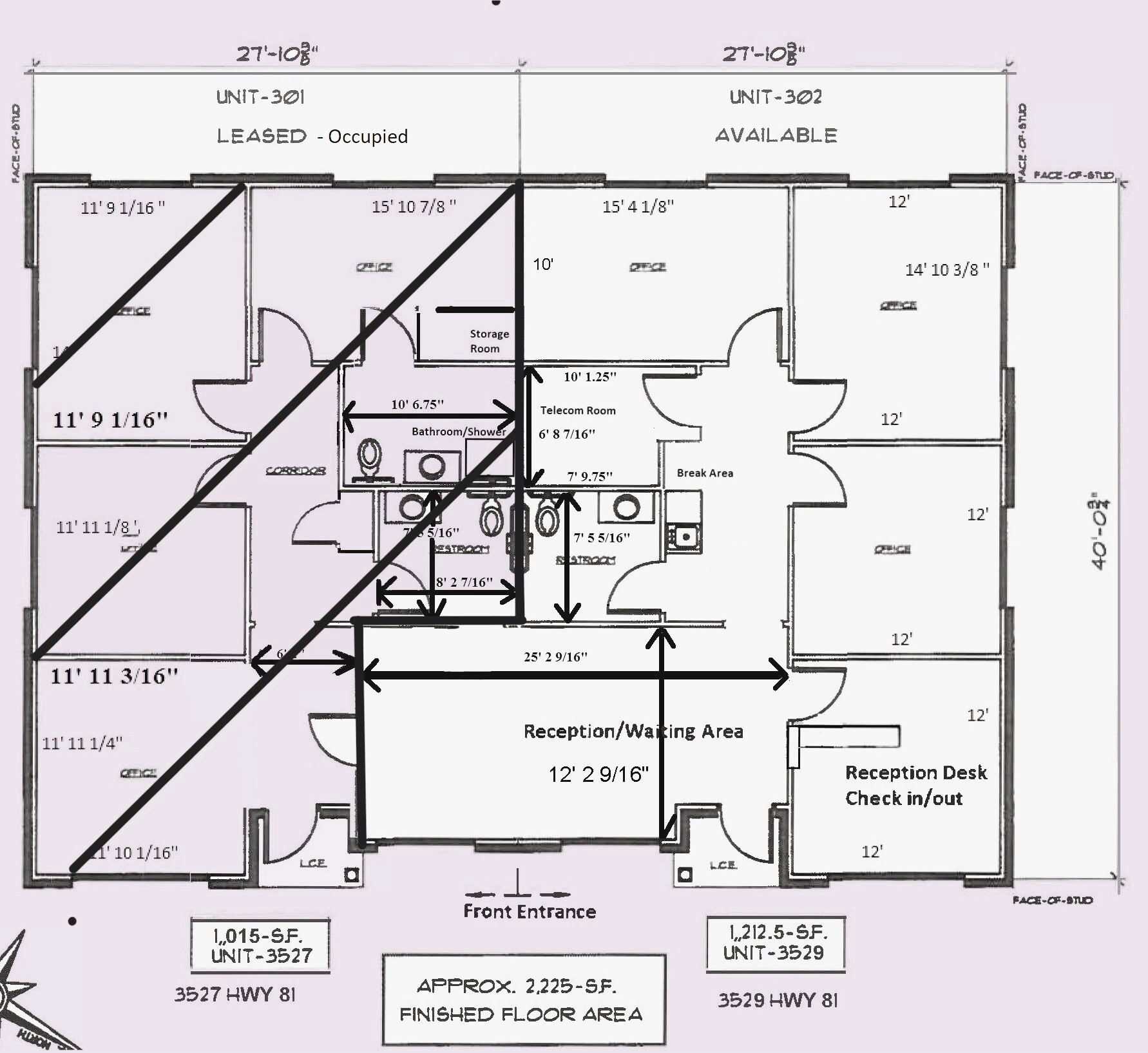 3527-2529 Highway 81, Loganville, GA à louer Plan d  tage- Image 1 de 1