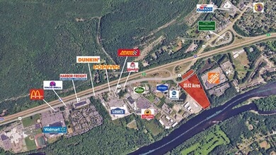 111 Reuben Bell Dr, Matamoras, PA - AERIAL map view