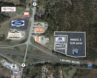 Plus de détails pour Heflin Land-Two Parcels (1.6-9.91 AC), Heflin, AL - Terrain à vendre