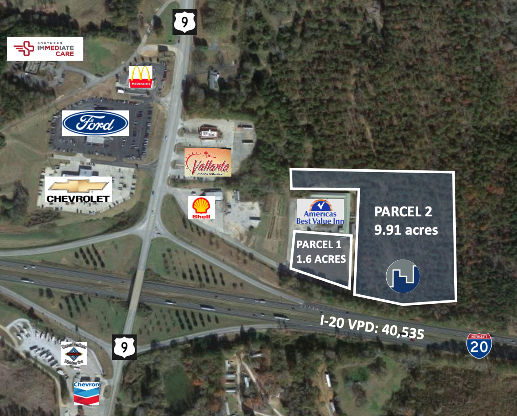 Heflin Land-Two Parcels (1.6-9.91 AC), Heflin, AL à vendre Photo du bâtiment- Image 1 de 6