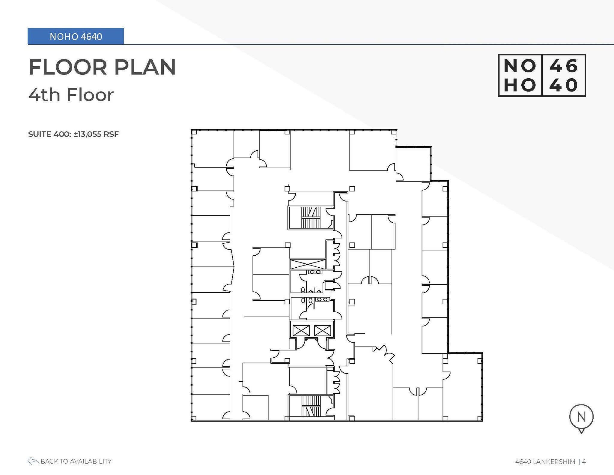 4640 Lankershim Blvd, North Hollywood, CA à louer Plan d’étage- Image 1 de 1
