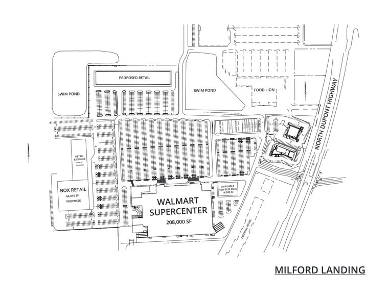 937-945 N Dupont Hwy, Milford, DE for lease - Site Plan - Image 3 of 3