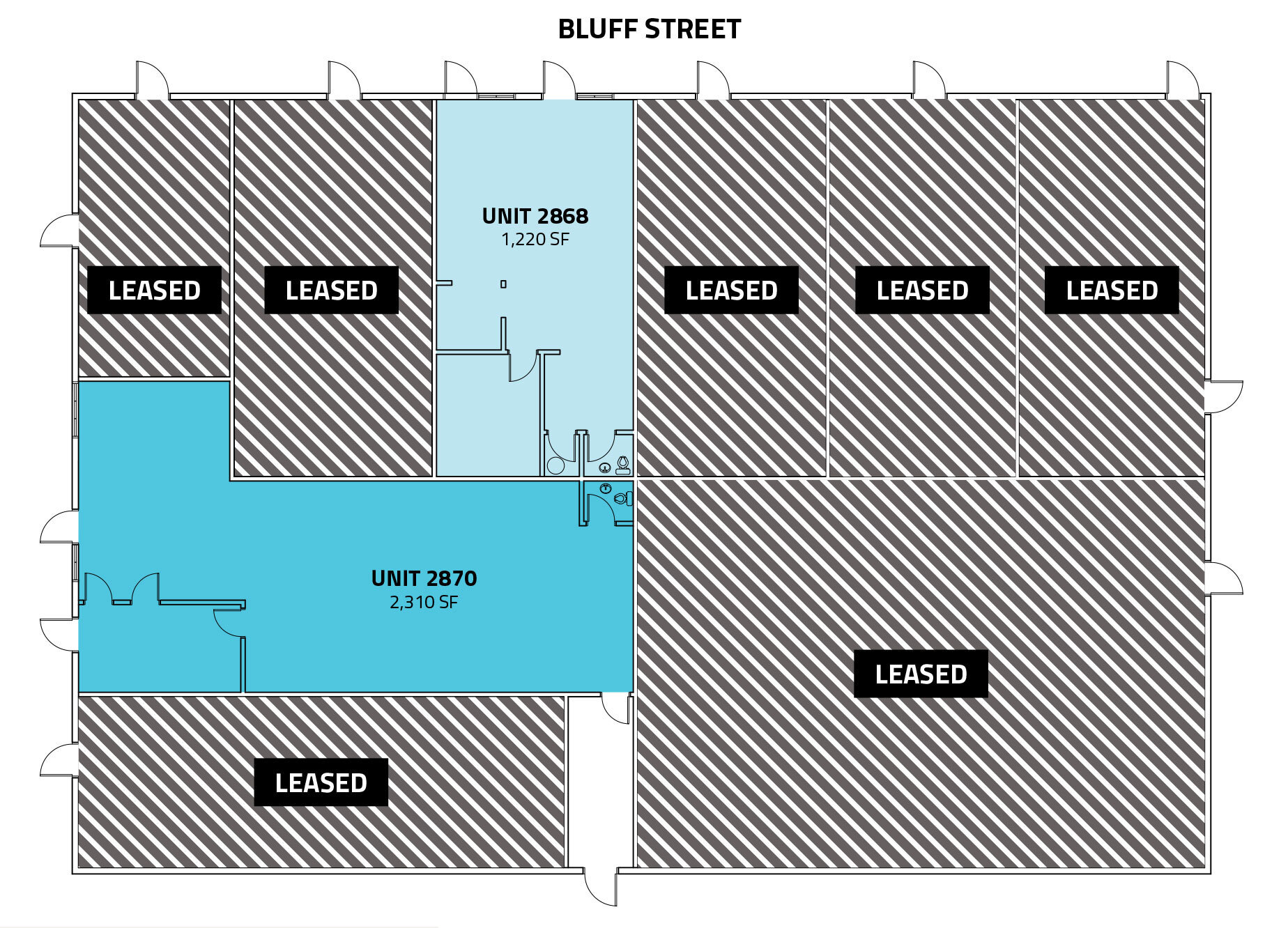 2860-2890 Bluff St, Boulder, CO for lease Floor Plan- Image 1 of 3