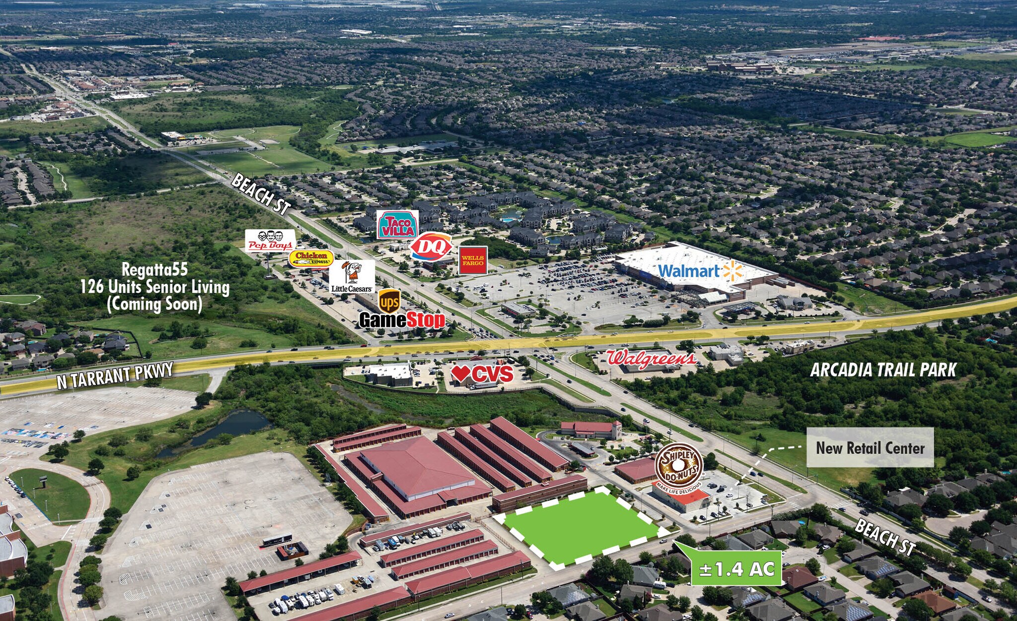 4385 Thompson Rd, Keller, TX à vendre Aérien- Image 1 de 7