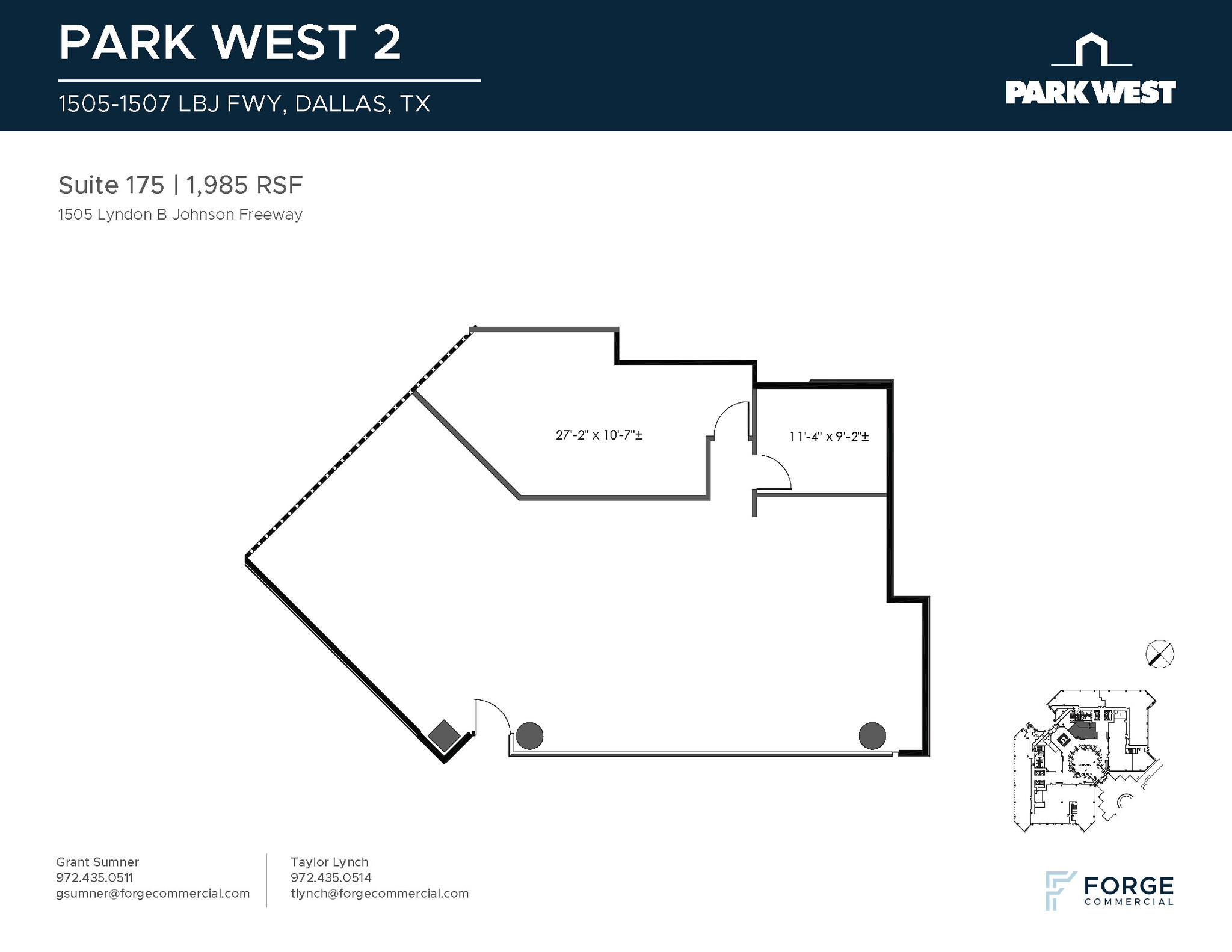 1501-1507 Lyndon B Johnson Fwy, Dallas, TX for lease Floor Plan- Image 1 of 1