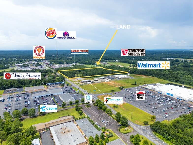 3AC Old Highway 63, Lucedale, MS for sale - Aerial - Image 1 of 2