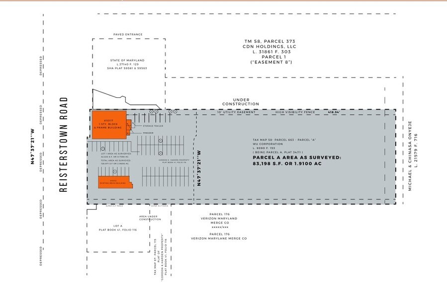 10113-10117 Reisterstown Rd, Owings Mills, MD à louer - Photo du bâtiment - Image 2 de 2