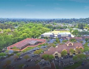 55 Mission Cir, Santa Rosa, CA - Aerial map view