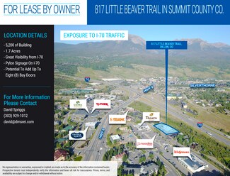 Plus de détails pour 817 Little Beaver Trl, Dillon, CO - Commerce de détail à louer
