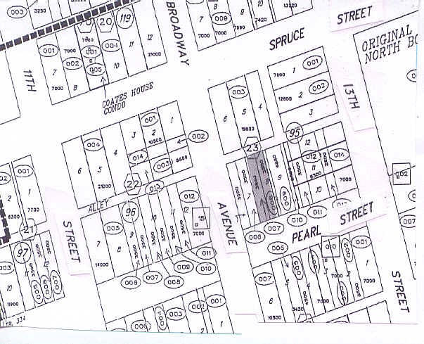 1207-1215 Pearl St, Boulder, CO à louer - Plan cadastral - Image 3 de 7