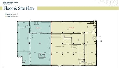 1200 Castlefield Ave, Toronto, ON for lease Floor Plan- Image 1 of 1