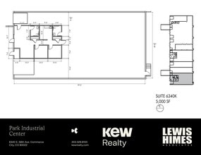 6000 E 58th Ave, Commerce City, CO à louer Plan de site- Image 1 de 1