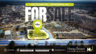 Plus de détails pour 1905 Ozark Dr, Jonesboro, AR - Terrain à vendre