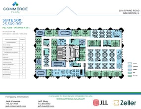 2015 Spring Rd, Oak Brook, IL à louer Plan d’étage- Image 2 de 4