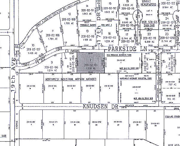 1733 W Parkside Ln, Phoenix, AZ à louer - Plan cadastral - Image 3 de 3