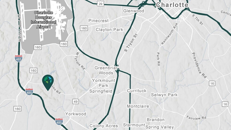 4835 Sirona Dr, Charlotte, NC à louer - Aérien - Image 2 de 2