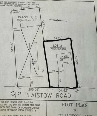 Plus de détails pour 99 Plaistow Rd, Plaistow, NH - Terrain à vendre