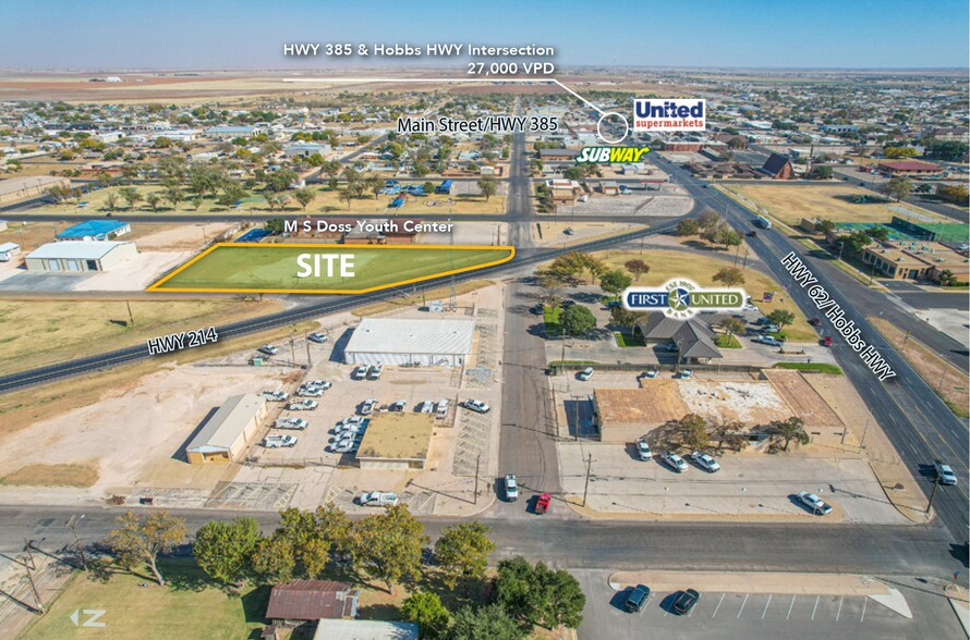 201 NW 5th st, Seminole, TX à vendre - Aérien - Image 3 de 3