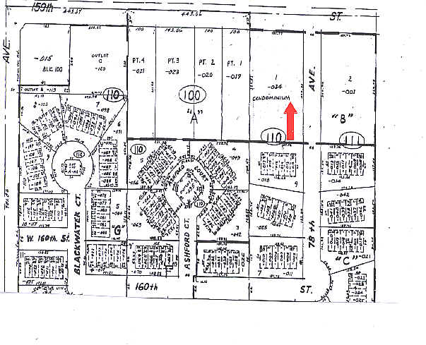 7801-7809 W 159th St, Tinley Park, Tinley Park, IL à louer - Plan cadastral - Image 3 de 8