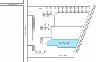 10504-10540 Pioneer Blvd, Santa Fe Springs, CA à louer Plan de site- Image 2 de 2