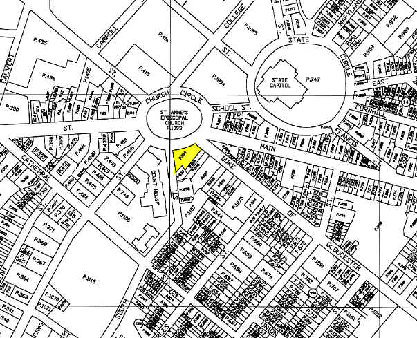 10-14 Church Cir, Annapolis, MD à vendre - Plan cadastral - Image 1 de 1