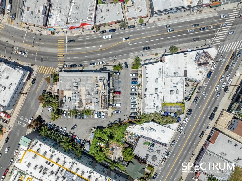 2110 W Sunset Blvd, Los Angeles, CA for lease - Aerial - Image 2 of 7