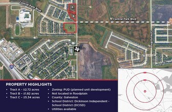 Fm 2004, Texas City, TX - Aérien  Vue de la carte