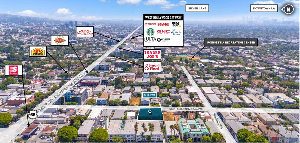 1023-1027 N Sierra Bonita Ave, West Hollywood, CA for sale - Building Photo - Image 2 of 5