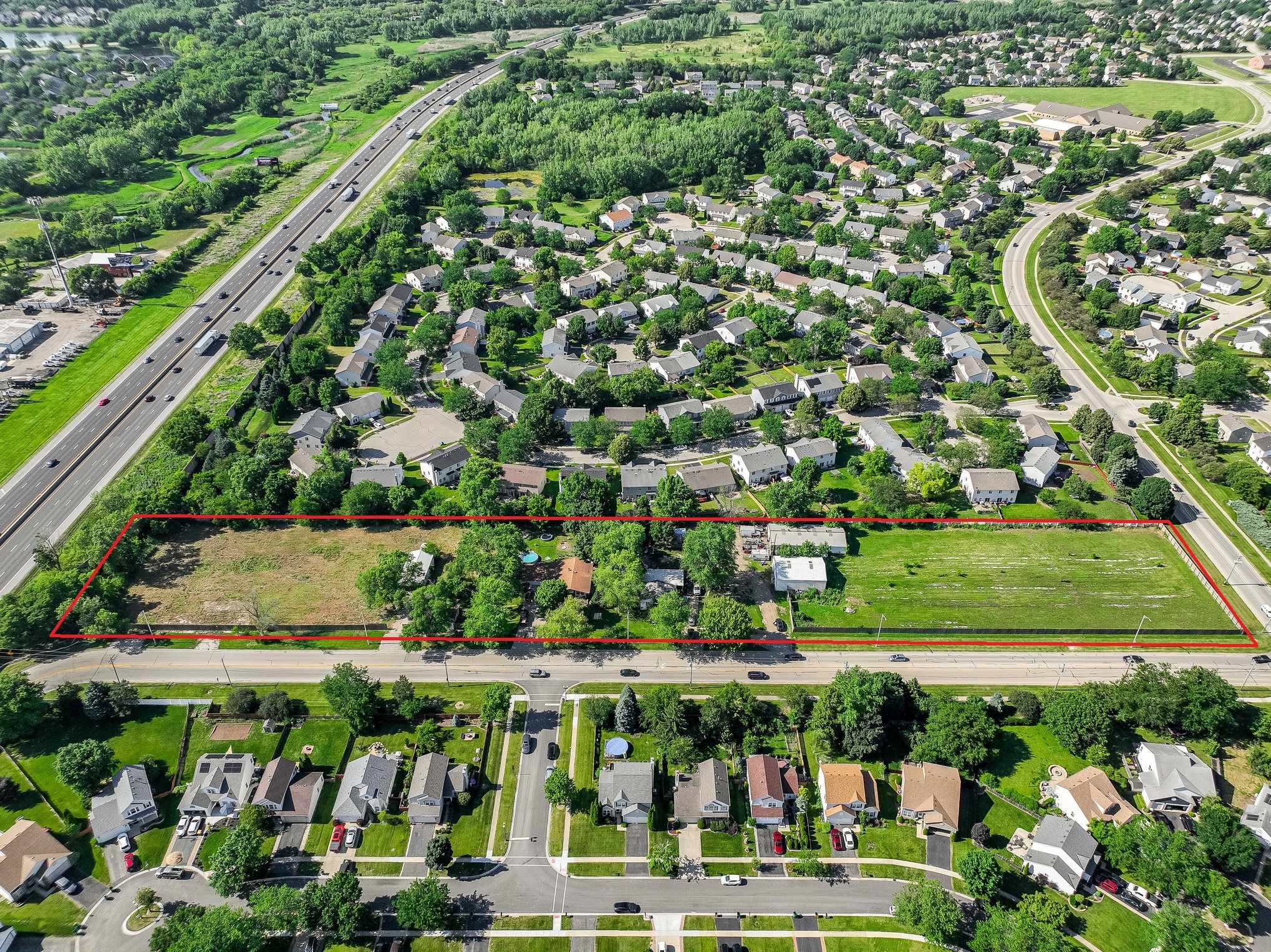 22252 W Taylor Rd, Plainfield, IL for sale Aerial- Image 1 of 10