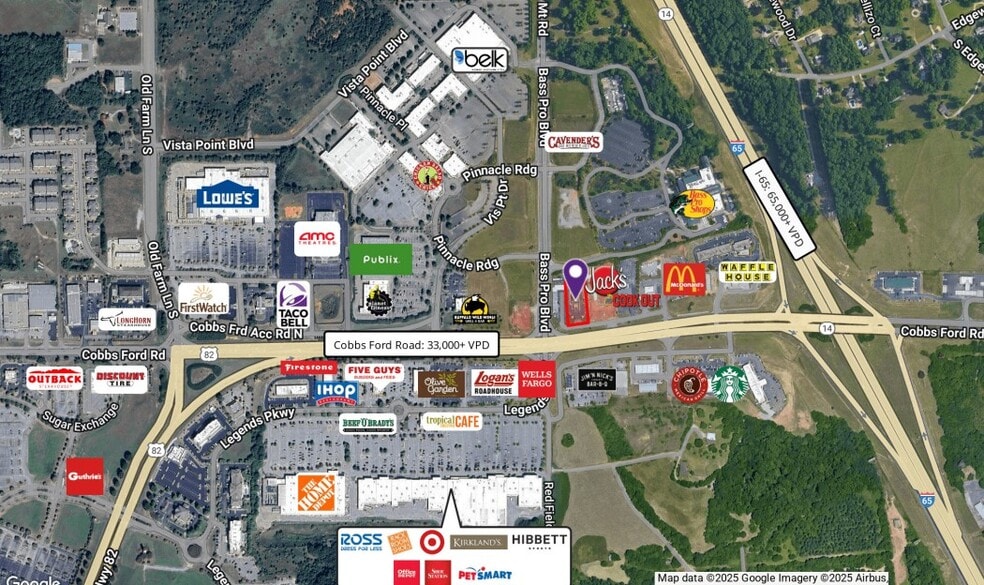 2525 Cobbs Ford Rd, Prattville, AL à louer - Photo du bâtiment - Image 2 de 3