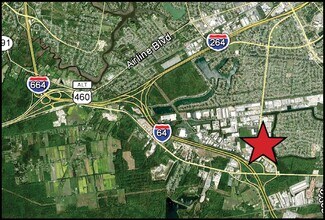 925 Cavalier Blvd, Chesapeake, VA - Aerial  map view