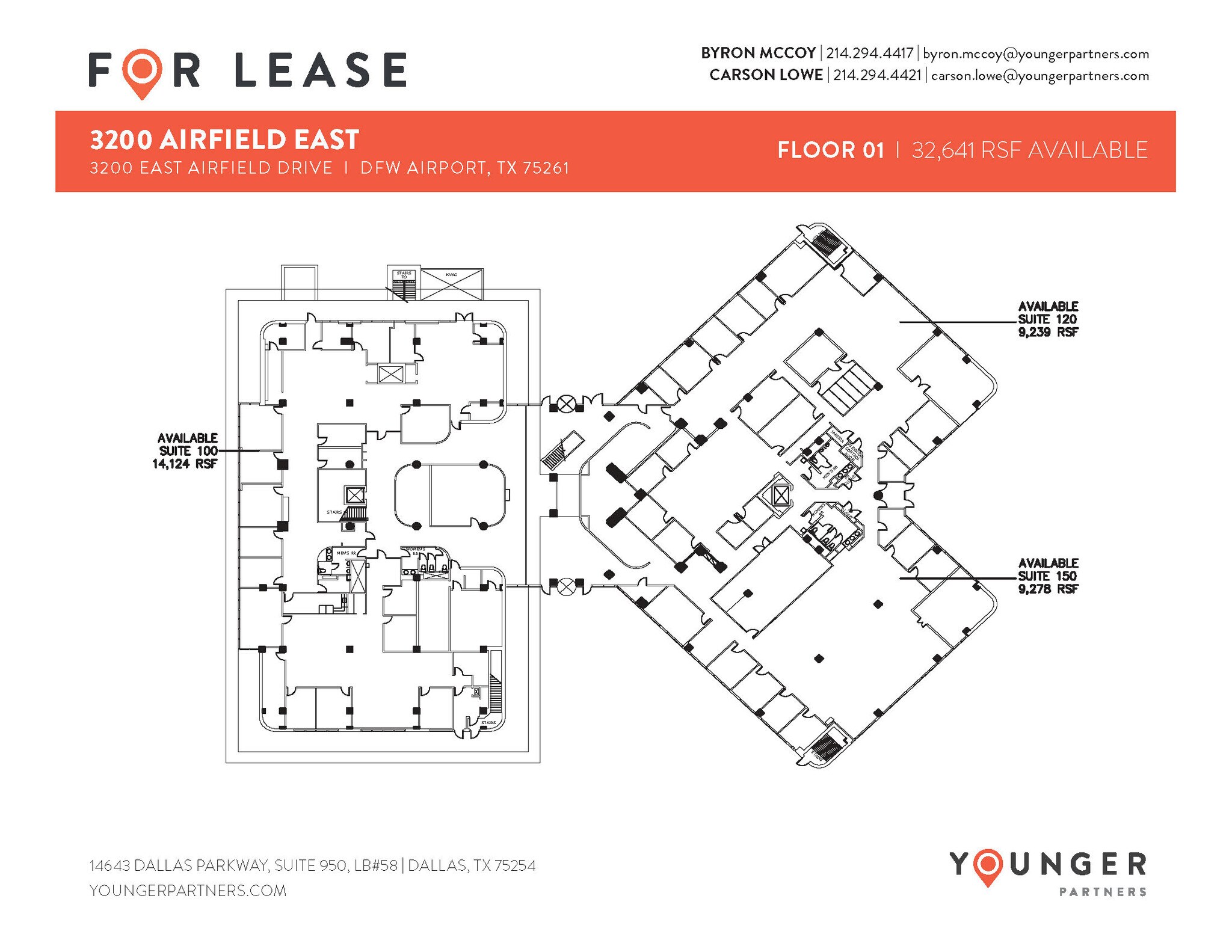 3200 E Airfield Dr, Dallas, TX à vendre Plan d’étage- Image 1 de 1