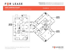 3200 E Airfield Dr, Dallas, TX à vendre Plan d’étage- Image 1 de 1