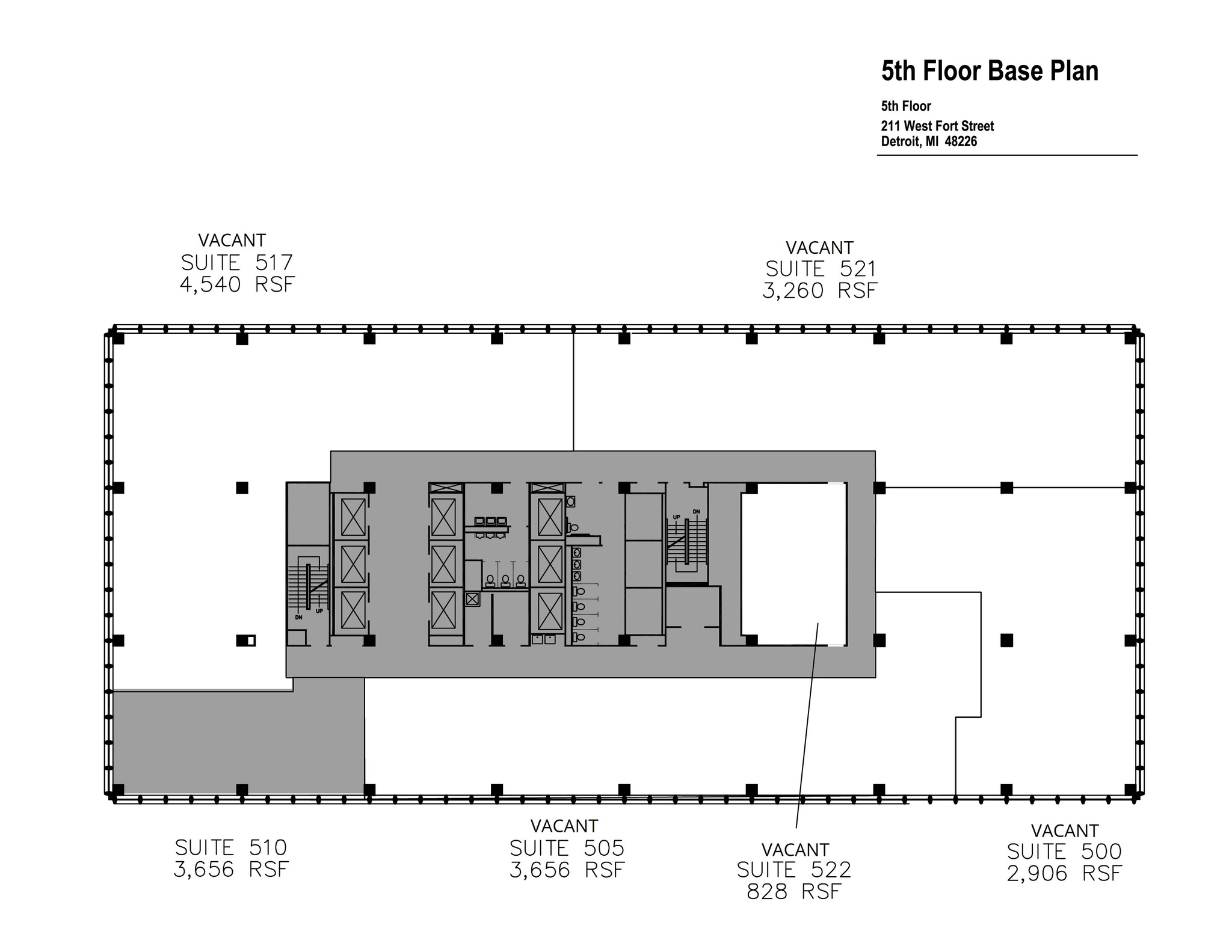 211 W Fort St, Detroit, MI for lease Building Photo- Image 1 of 1