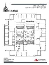 1650 Market St, Philadelphia, PA for lease Floor Plan- Image 1 of 1