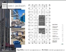 111 W Jackson Blvd, Chicago, IL for lease Floor Plan- Image 1 of 5