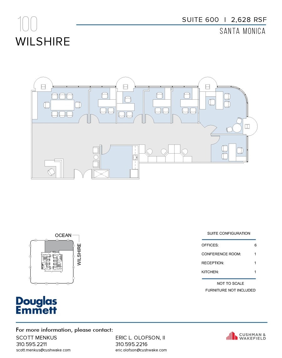 100 Wilshire Blvd, Santa Monica, CA for lease Floor Plan- Image 1 of 1