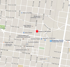 220 Copper Ave NW, Albuquerque, NM - AÉRIEN  Vue de la carte